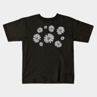 Daisy Pattern - Pastel Kids T-Shirt